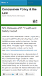 Mobile Screenshot of concussionpolicyandthelaw.com